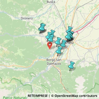 Mappa Via Sandro Pertini, 12010 Cervasca CN, Italia (5.80412)