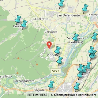 Mappa Via Sandro Pertini, 12010 Cervasca CN, Italia (3.41118)