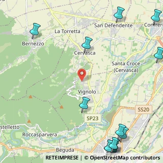 Mappa Via Sandro Pertini, 12010 Vignolo CN, Italia (3.7)