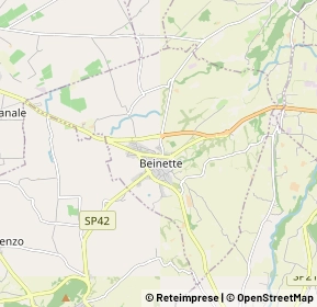 Mappa 12081 Beinette CN, Italia (2.895)