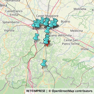 Mappa Via di Jano, 40065 Pianoro BO, Italia (12.5105)
