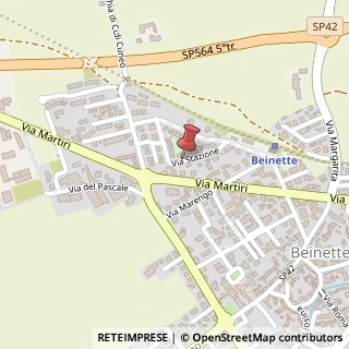 Mappa via Stazione 60, 12040 Margarita CN, Italia, 12040 Beinette, Cuneo (Piemonte)