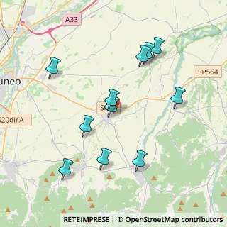 Mappa Statale Mondovì, 12081 Beinette CN, Italia (3.97182)