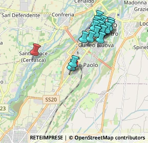 Mappa Via Monserrato, 12100 Cuneo CN, Italia (2.007)