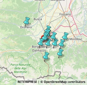 Mappa Via Monserrato, 12100 Cuneo CN, Italia (7.97143)