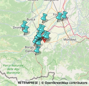 Mappa Via Cambiana, 12100 Cuneo CN, Italia (9.3375)