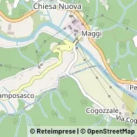 Karte San Colombano Certenoli