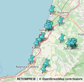 Mappa CAP, 89015 Palmi RC, Italia (8.3705)