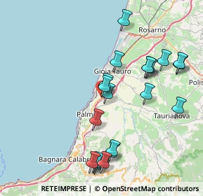 Mappa CAP, 89015 Palmi RC, Italia (9.0865)