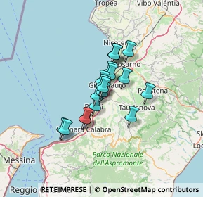 Mappa CAP, 89015 Palmi RC, Italia (9.31421)