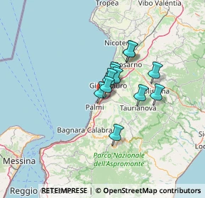 Mappa CAP, 89015 Palmi RC, Italia (9.42)