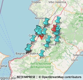 Mappa Strada Provinciale 1 di Gioia Tauro e Locri Loc. Cannavà km 7900, 89016 Rizziconi RC, Italia (10.754)