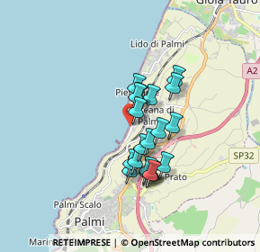 Mappa Lungomare Costa Viola, 89015 Palmi RC, Italia (1.4265)