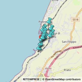Mappa Lungomare Costa Viola, 89015 Palmi RC, Italia (0.425)