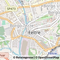 Karte Feltre