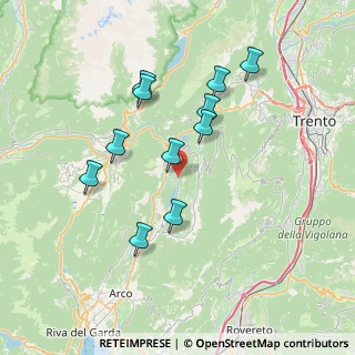 Mappa Via Cavedine, 38074 Pietramurata TN, Italia (6.73545)