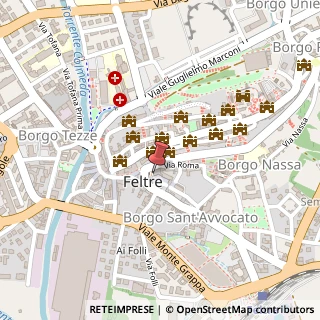 Mappa Via Roma, 6, 32032 Feltre, Belluno (Veneto)