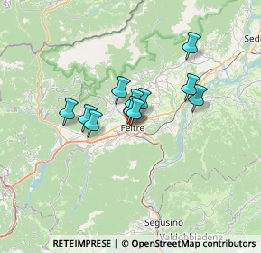 Mappa Vicolo Fornere Pazze, 32032 Feltre BL, Italia (4.46364)