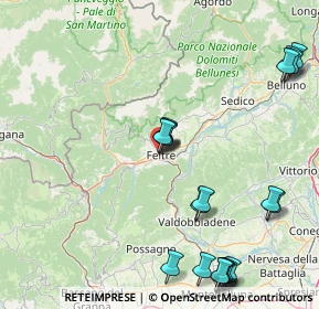 Mappa Vicolo Fornere Pazze, 32032 Feltre BL, Italia (20.8085)