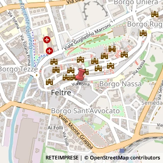 Mappa Via Roma, 30, 32032 Feltre, Belluno (Veneto)