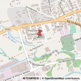 Mappa Via morosini francesco 23, 32032 Feltre, Belluno (Veneto)
