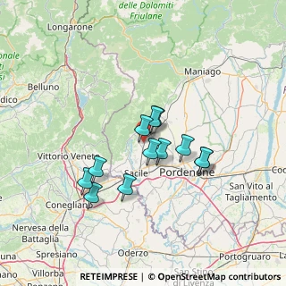 Mappa Via delle Industrie, 33070 Polcenigo PN, Italia (10.80667)