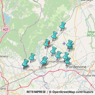 Mappa Via delle Industrie, 33070 Polcenigo PN, Italia (7.02429)