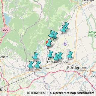 Mappa Via delle Industrie, 33070 Polcenigo PN, Italia (6.01083)