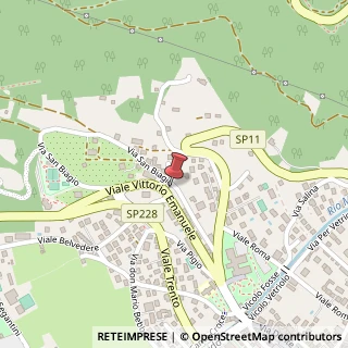 Mappa Via Vittorio Emanuele, 50, 38056 Levico Terme, Trento (Trentino-Alto Adige)