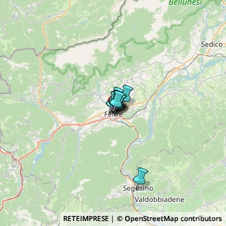 Mappa Via Cornarotta, 32032 Feltre BL, Italia (1.53545)