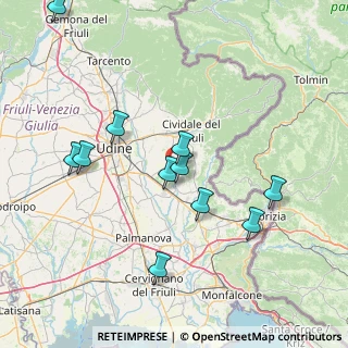 Mappa Via Fausto Coppi, 33044 Manzano UD, Italia (15.44455)