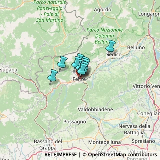 Mappa Area Altanon, 32032 Feltre BL, Italia (4.77083)
