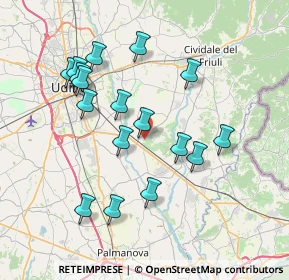 Mappa Via Elio Morpurgo, 33042 Buttrio UD, Italia (7.20529)