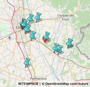 Mappa Via Elio Morpurgo, 33042 Buttrio UD, Italia (7.36733)