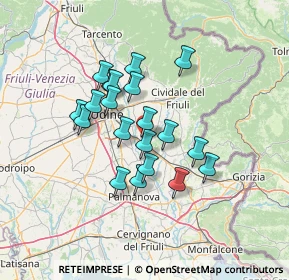 Mappa Via Elio Morpurgo, 33042 Buttrio UD, Italia (10.8205)