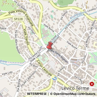 Mappa Via Garibaldi, 99, 38056 Levico Terme, Trento (Trentino-Alto Adige)