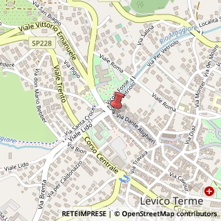 Mappa Via Dante Alighieri, 67, 38056 Levico Terme, Trento (Trentino-Alto Adige)