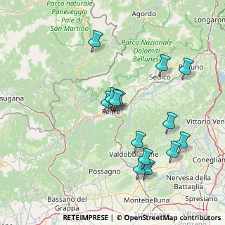 Mappa Piazzale della Stazione, 32032 Feltre BL, Italia (14.79)