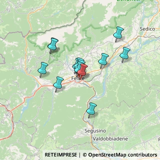 Mappa Piazzale della Stazione, 32032 Feltre BL, Italia (5.40923)