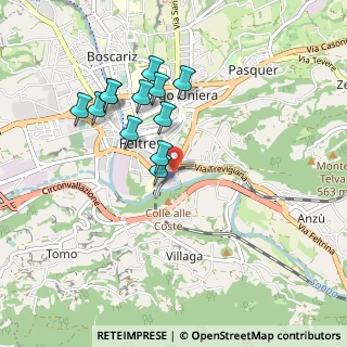 Mappa Piazzale della Stazione, 32032 Feltre BL, Italia (0.83417)