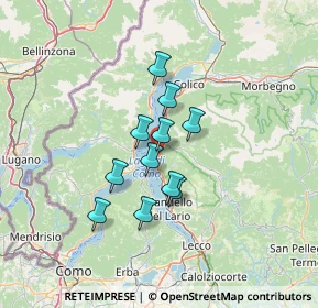 Mappa Via della Pace, 23828 Perledo LC, Italia (9.50909)