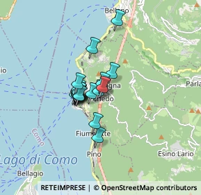 Mappa Via della Pace, 23828 Perledo LC, Italia (1.0075)