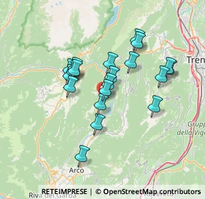 Mappa Via Cargadori, 38070 Pietramurata TN, Italia (5.863)