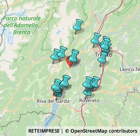 Mappa Via Cargadori, 38070 Pietramurata TN, Italia (11.9045)