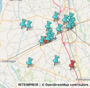 Mappa SS 13, 33031 Basiliano UD, Italia (7.08059)