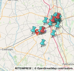 Mappa SS 13, 33031 Basiliano UD, Italia (6.882)