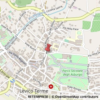 Mappa Via Prati, 58, 38056 Levico Terme, Trento (Trentino-Alto Adige)