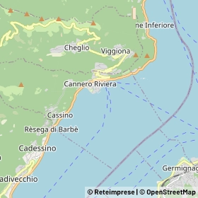 Mappa Cannero Riviera