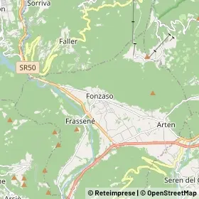 Mappa Fonzaso