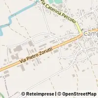 Kaart Campoformido